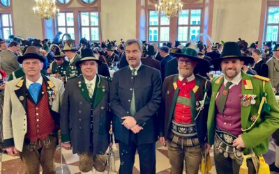 Die Alpenregion der Schützen zu Gast beim bayerischen Ministerpräsidenten
