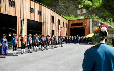 Eröffnung KW Sellrain für sechs Gemeinden mit Landesüblichem Empfang