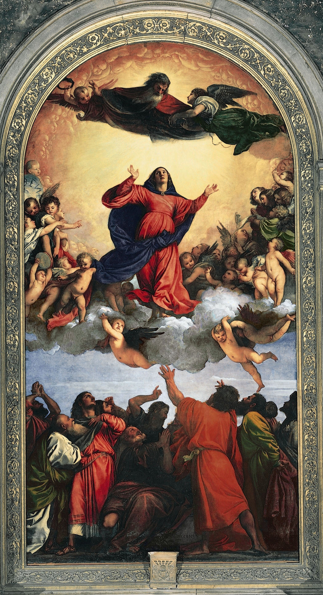 Aufnahme Mariens Titian