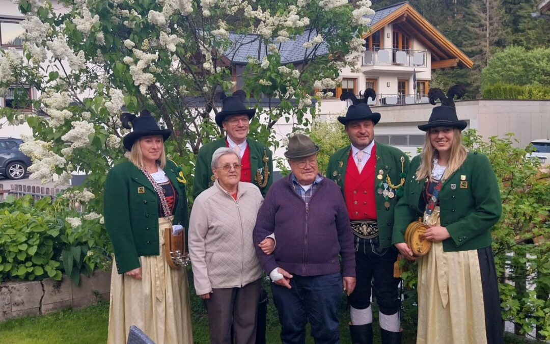 80. Geburtstag von Oberjäger Alois Ladner