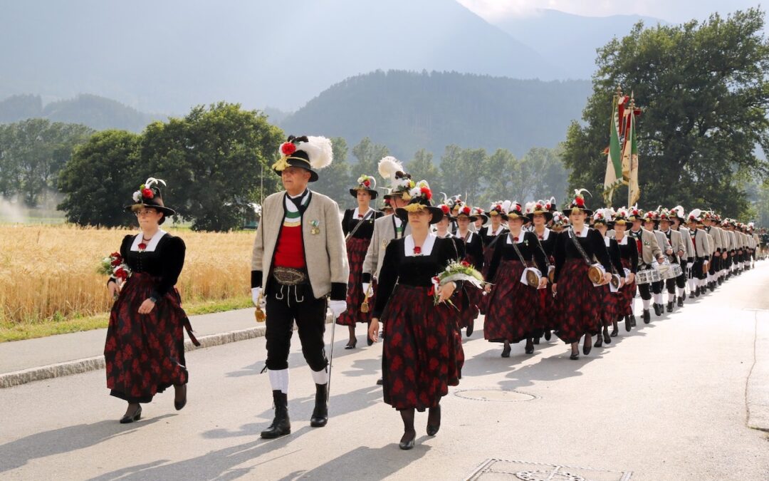 SK Ried-Kaltenbach – Ehrenkompanie beim 70. Bataillonsfest des Baon Sonnenburg in Kematen