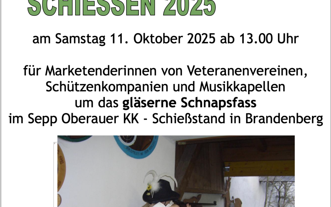 13. Marketenderinnenschießen 2025