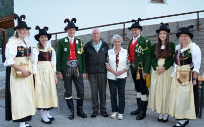 Die Schützenkompanie Kappl gratuliert zum 80. Geburtstag von Kanonier und Schießwart Franz Zangerle