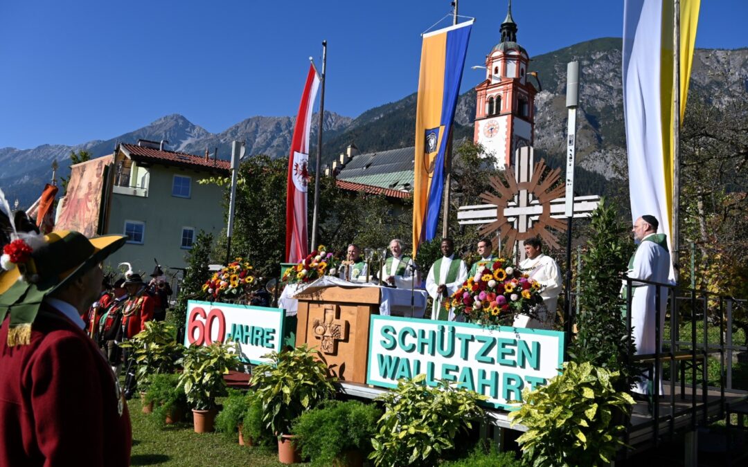60. Gesamt-Tiroler Jubiläums-Schützenwallfahrt in Absam