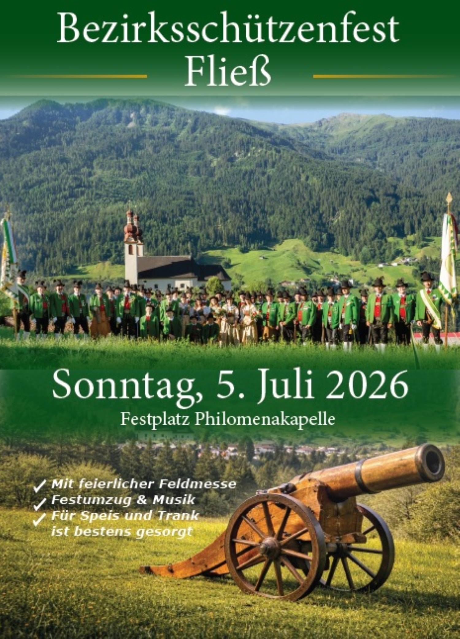 Titelbild Bezirksfest Fließ