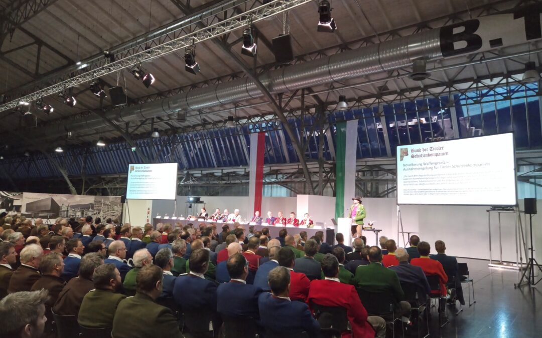 Bundesversammlung der Tiroler Schützen 2026: 28. Alpenregionstreffen im Fokus