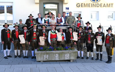 Wertungsexerzieren des Bataillons Kufstein in Bad Häring