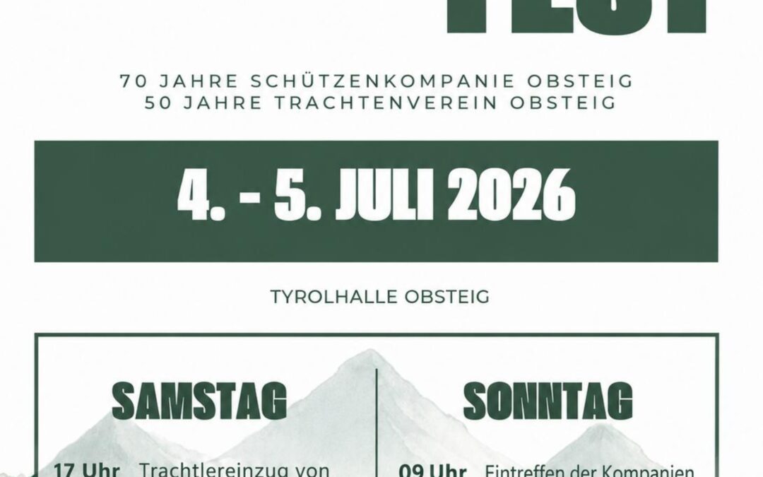 Bezirksfest Imst & Bataillonsfest Starkenberg 2026