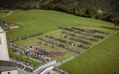 95 Jahre Schützenkompanie Brandenberg beim 61. Bataillonsschützenfest des Bataillons Kufstein
