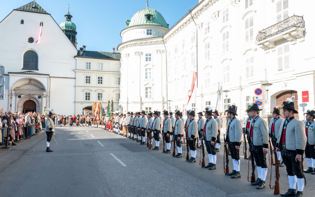Schützenkompanie Ramsau repräsentierte Tirol beim Hohen Frauentag in Innsbruck