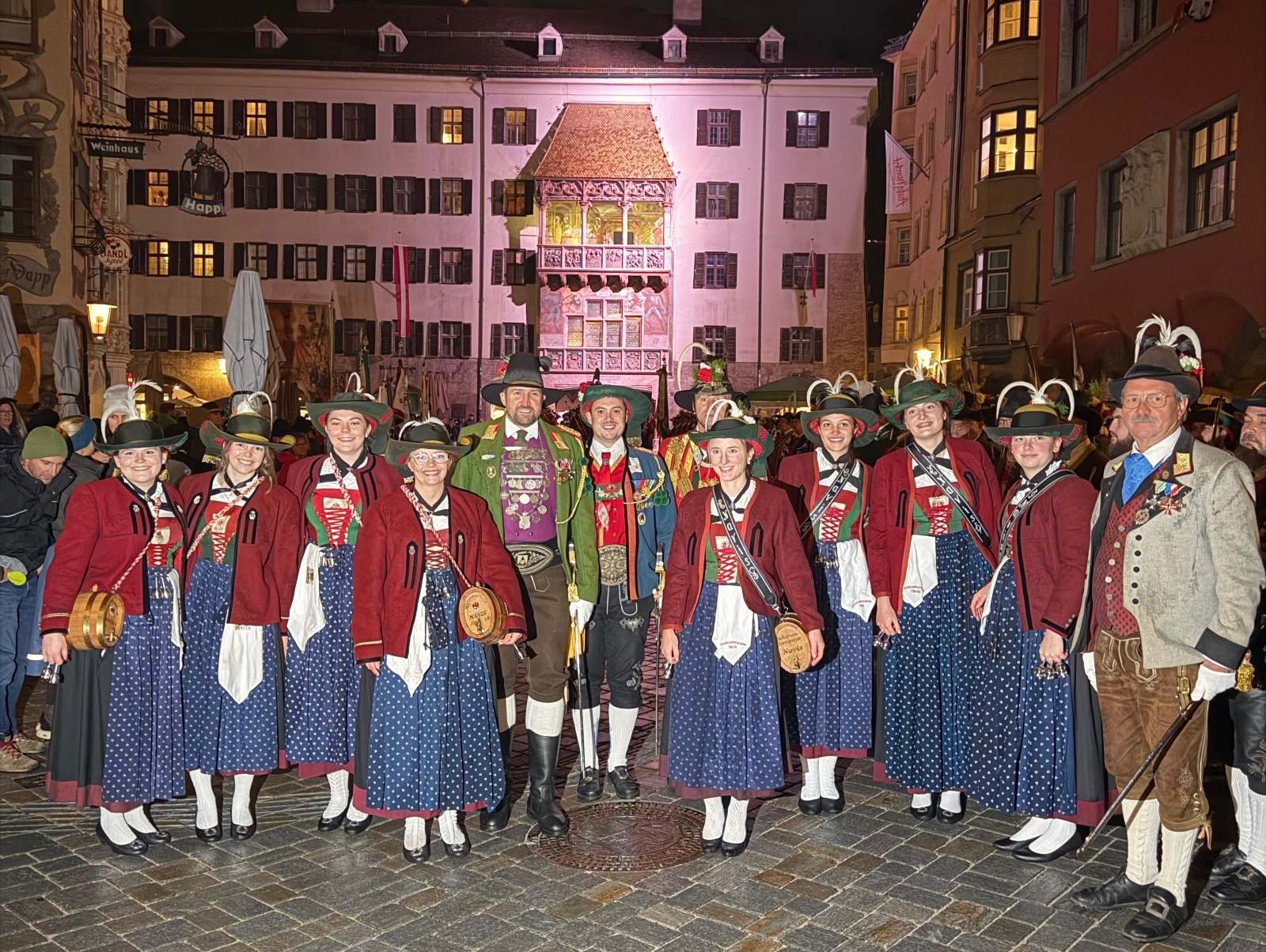 BTSK-Zapfenstreich 2026 - Schützenempfang - Goldenes Dachl - Gruppe - Matthias Markl